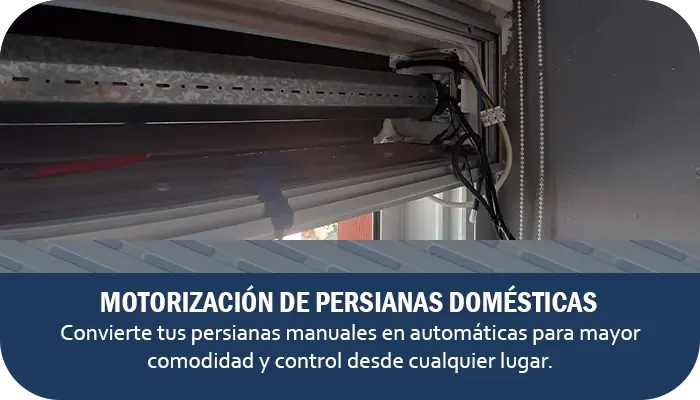 Botón de motorización persianas domésticas Barcelona - automatización del hogar Sant Josep - Motorización de persianas Sant Josep